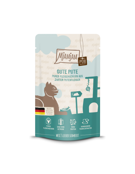 MjAMjAM Katze - Pute pur 125gP