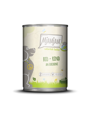 MjAMjAM Hund - BIO Rind an Zucchini 400gD