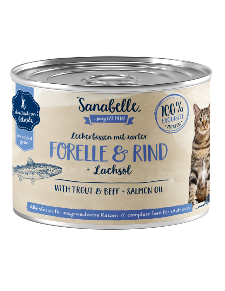 Sanabelle Forelle+Rind 195gD
