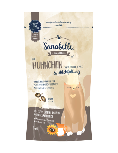 Sanabelle Knusperk Huhn+Milch 55g