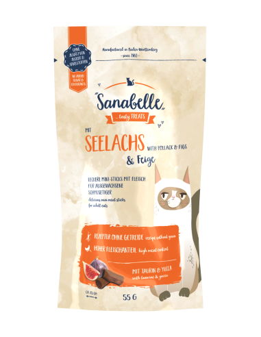 Sanabelle Snack Seelachs+Feige 55g