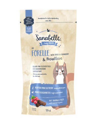 Sanabelle Snack Forelle+Preis. 55g