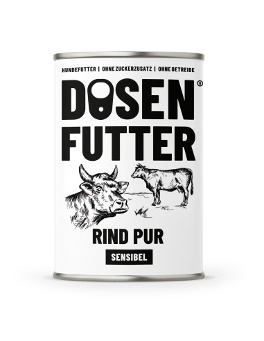 Schnauze & Co Dosenfutter Rind Pur Sensibel 400gD