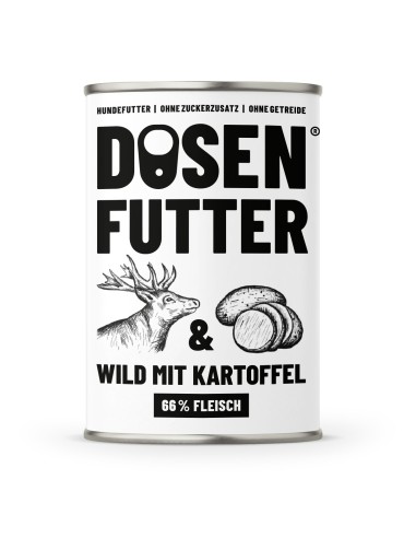 Schnauze & Co Dosenfutter Wild Kartoffel 400gD