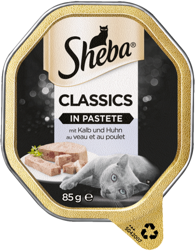 Sheba Classics Kalb+Huhn 85gS