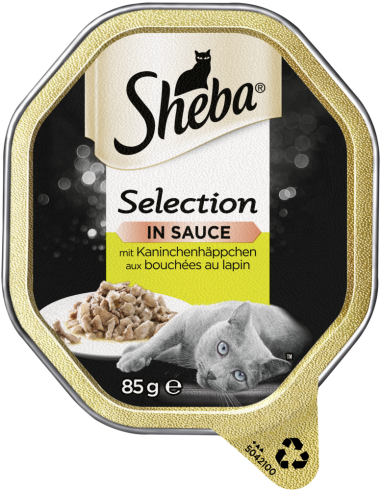 Sheba Select.Sauce Kaninhäp.85gS