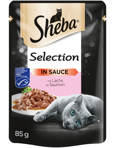 Sheba Selection Lachs Sauce 85gP