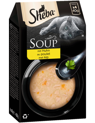 Sheba Soup Huhn 4x40gP