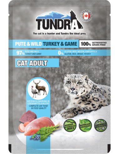 Tundra Cat Pouchpack Pute & Wild 85gP