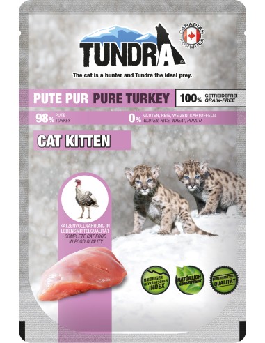 Tundra Cat Pouchpack Kitten Pute pur 85g 85gP