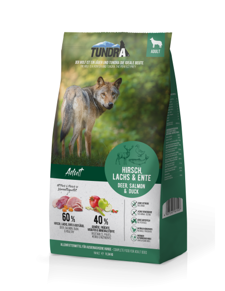 Tundra Dog Hirsch, Ente, Lachs 11,34kg