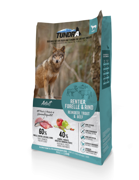 Tundra Dog Rentier, Forelle & Rind 3,18kg