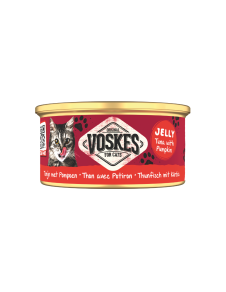 Voskes JELLY WETFOOD THUNFISCH MIT K√úRBIS 85gT