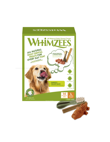 Whimzees Variety Value Box L 14St