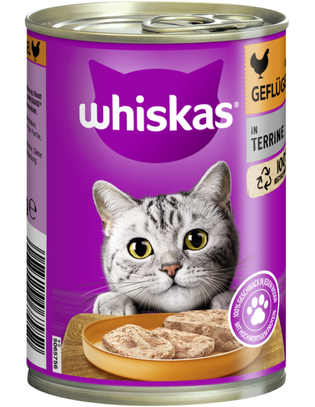 Whiskas Terrine Geflügel 400gD