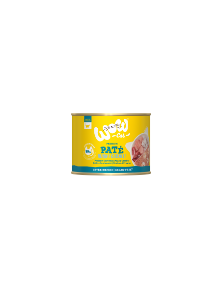 WOW CAT ADULT Huhn & Garnele 200gD
