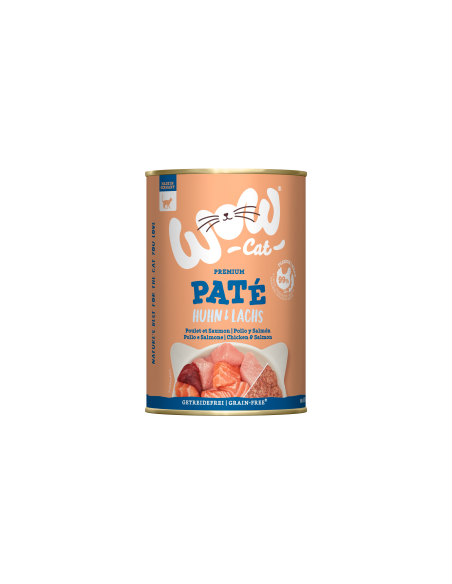 WOW CAT ADULT Huhn & Lachs 400gD