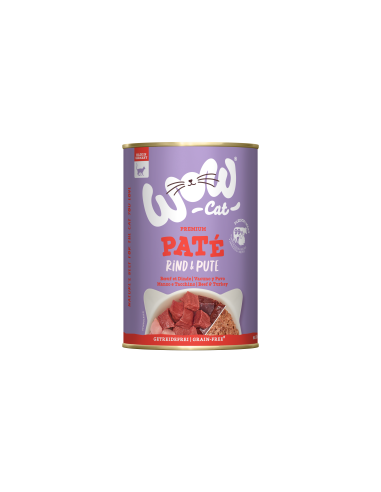 WOW CAT ADULT Rind & Pute 400gD