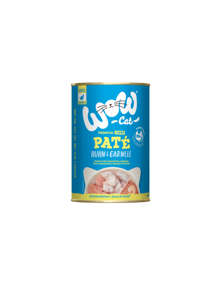 WOW CAT JUNIOR Huhn & Garnele  400gD