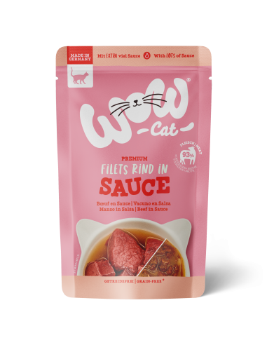 WOW CAT Rind in Sauce 85gP