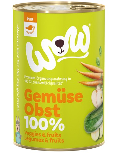 WOW PUR 100% Gemüs+Obst 400gD