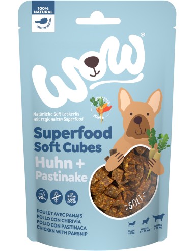 WOW Superf S-Cubes Huhn+P 150g