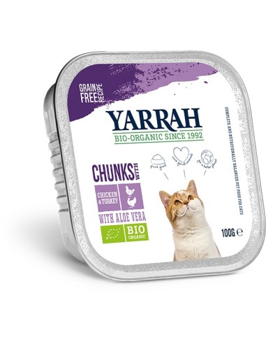 Yarrah Cat Chunk Huhn+Tru 100gS