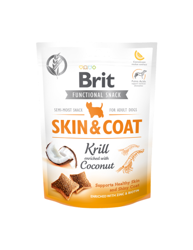 Brit Snack SkinCoat Kr+Ko 150g