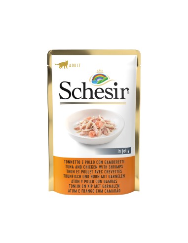 Schesir Cat Thunfisch+Huhn+Garnelen 85gP