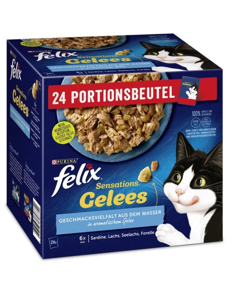 Felix Sensations Gelees Wasser 24x85gP