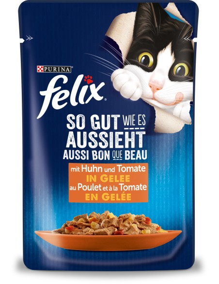 Felix So gut wie es aussieht Huhn Tomate Gelee 85gP