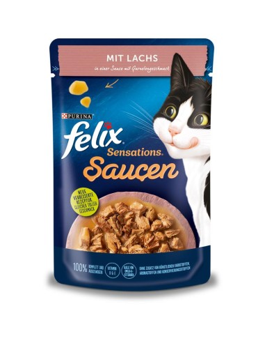 Felix Sensations Saucen Lachs Garnelen 85gP