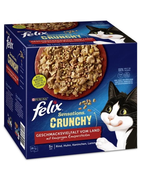 Felix Sensations Crunchy Land 20x85gP + 2x40g