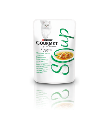 Gourmet Nature's Creations Soup Köstliche Brühe natürlichem Huhn Gemüse 40gP