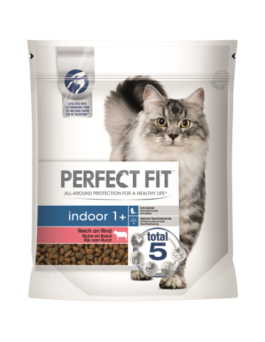 Perfect Fit Cat Indoor 1+ Rind 750g