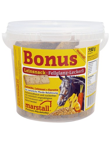 marstall Bonus Leinsnack 750g Eimer