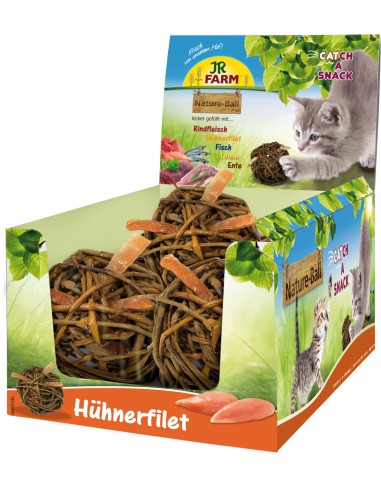 JR Cat Nature-Ball Hühnerf.15g