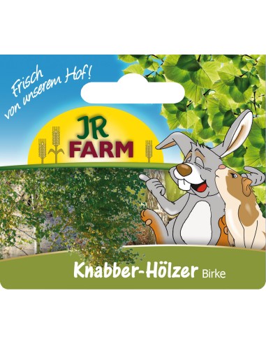 JR Farm Knabber-Hölzer Birke 40g