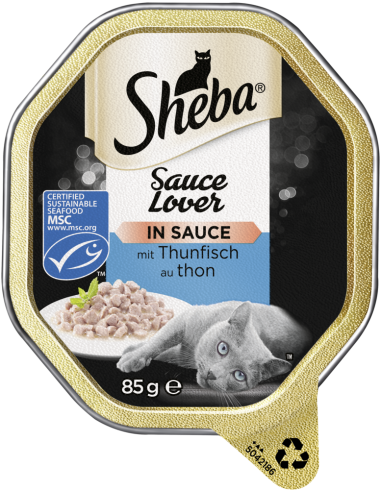 Sheba Sauce Lover Thunfisch 85gS