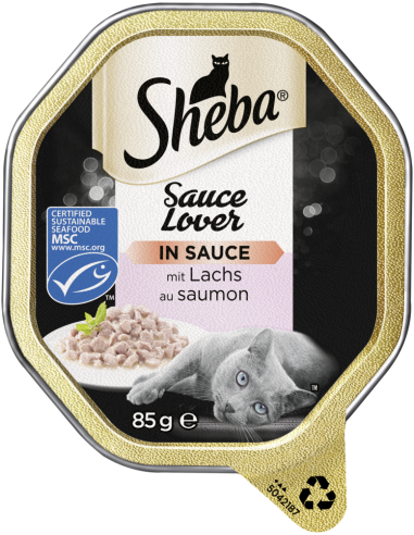 Sheba Sauce Lover Lachs 85gS