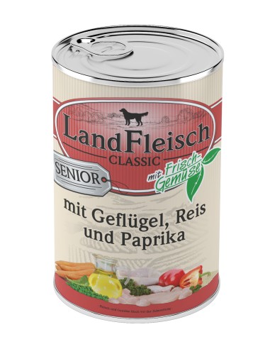 Landfleisch Senior Hu-Reis-Pap400gD