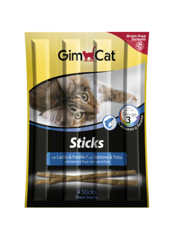 Gimp.Cat Sticks Lachs Fore 4St