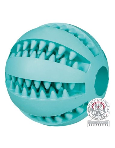 Denta Fun, Ball mit Minzgeschmack, Naturgummi, ø 7 cm