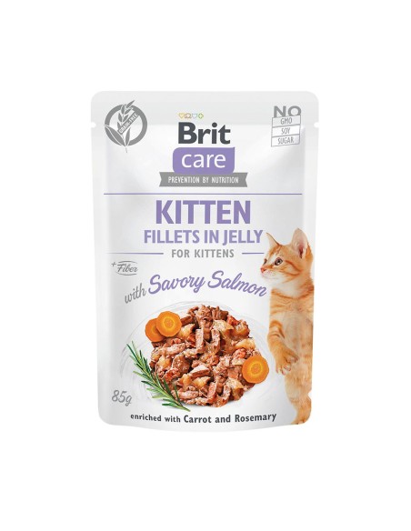 Profine Kitten Pouch fillets in Jelly with Salmon 85g